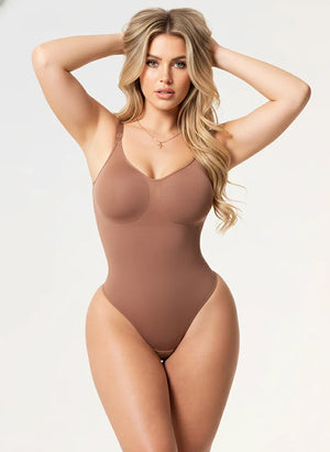 Kit 2 Bodys: Tanga Seamless y Manga Corta | Salome 7001 + 01L5