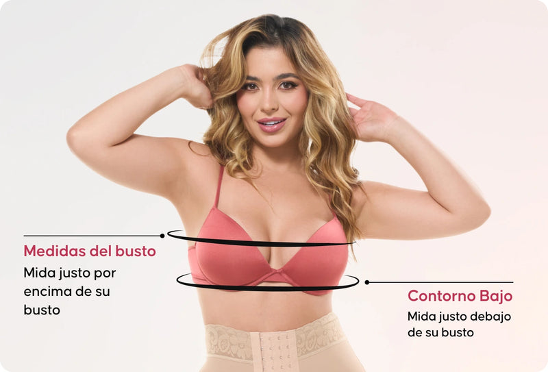 como tomar las medidas de brasier