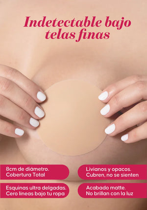 Cubre pezón de Silicona Reutilizable Salome: Adhesivo e invisible