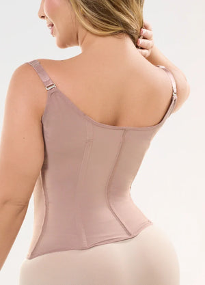 Chaleco Faja con tiras ajustables y broches | Salome 313-CCB